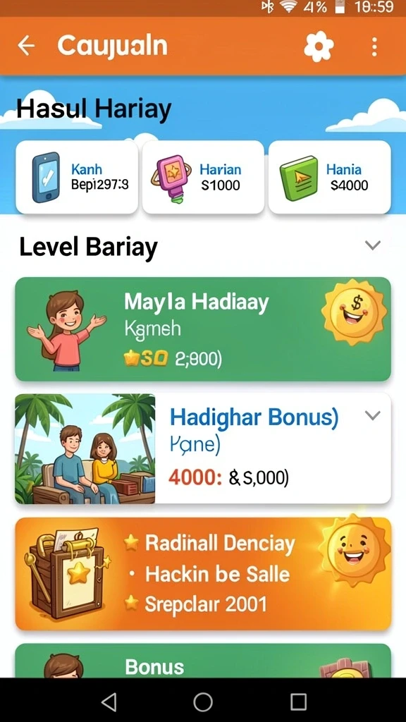 Tampilan antarmuka yang modern dan user-friendly.