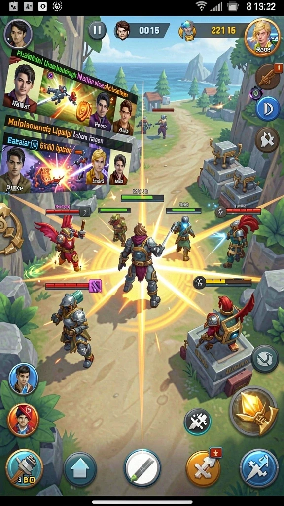 Mode multiplayer yang mengasyikkan untuk berkompetisi.