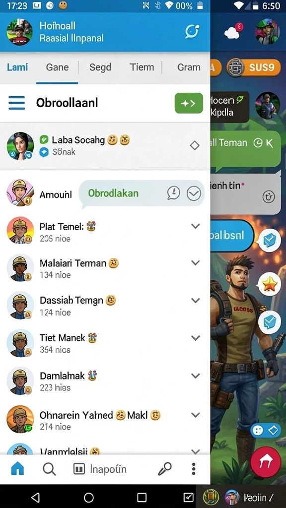 Antarmuka pengguna yang menarik dan sederhana.