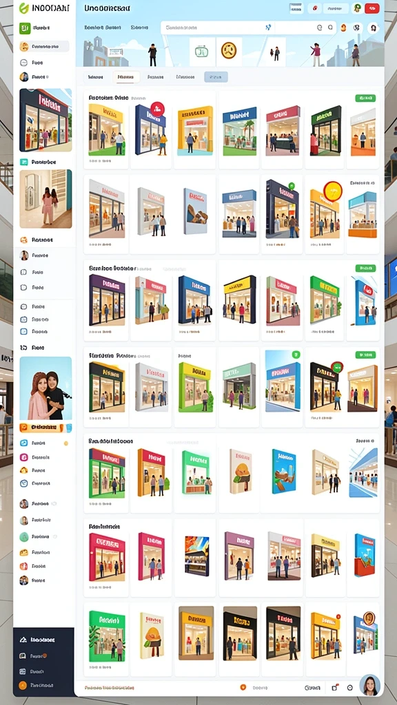 Antarmuka aplikasi yang user-friendly dan atraktif.