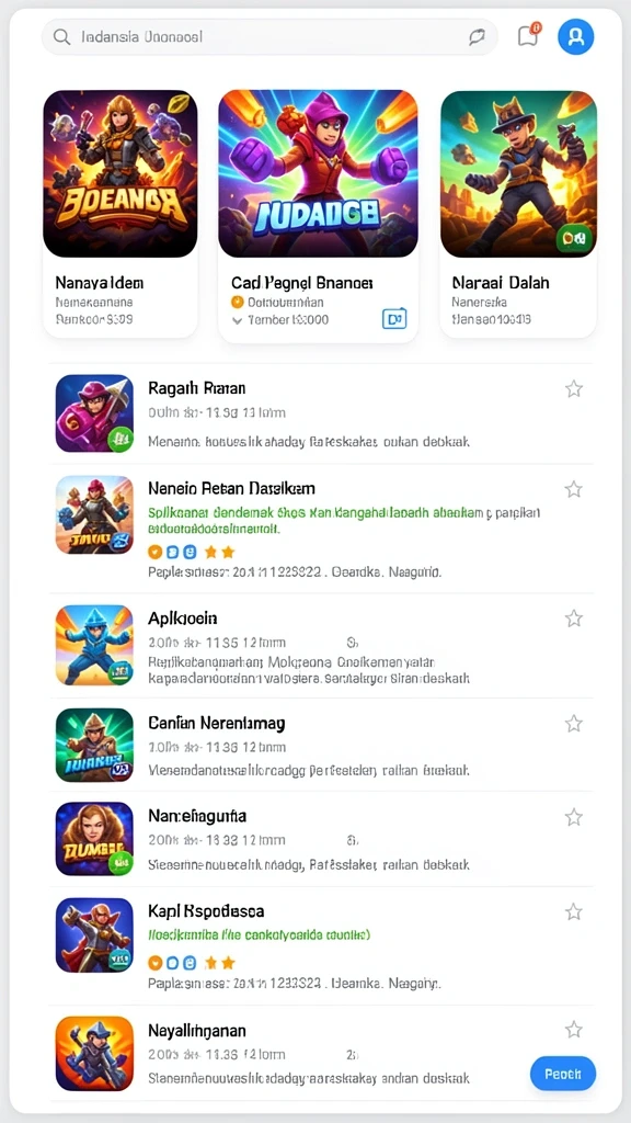 Tampilan grafis yang menarik dan interaktif.