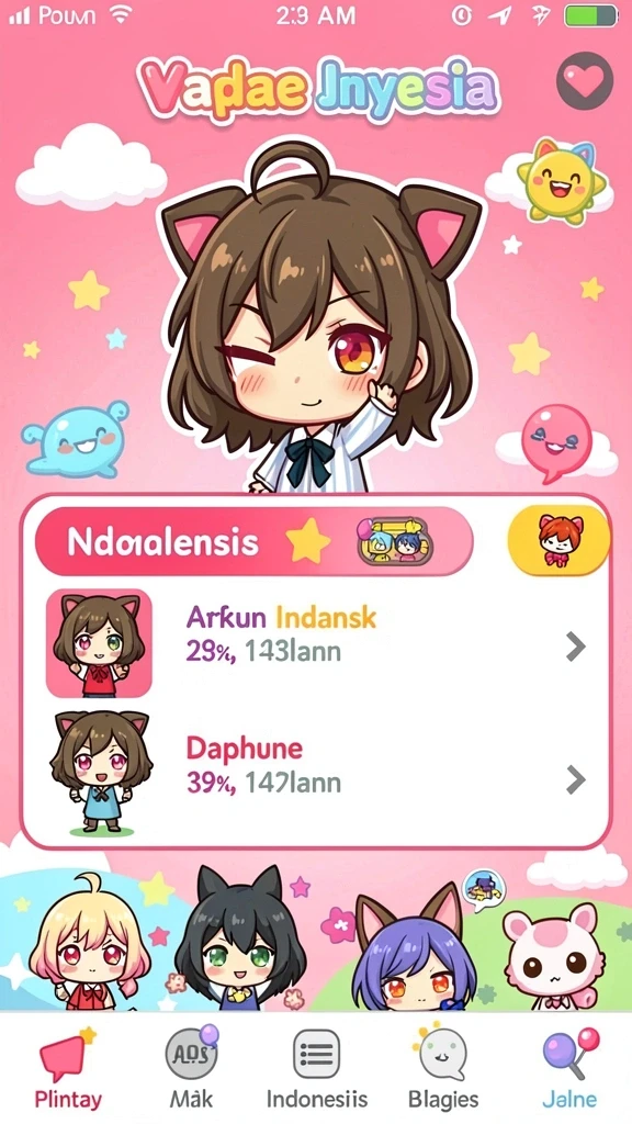 Tampilan utama game API288 yang menarik.