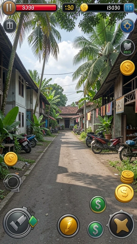 Tampilan awal permainan yang menawan.