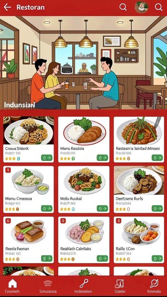Antarmuka yang menarik dan mudah digunakan.