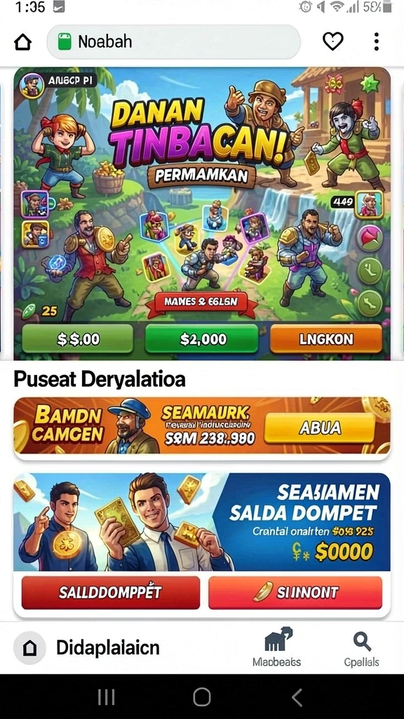 Screenshot kedua menampilkan karakter utama dalam pertempuran seru.