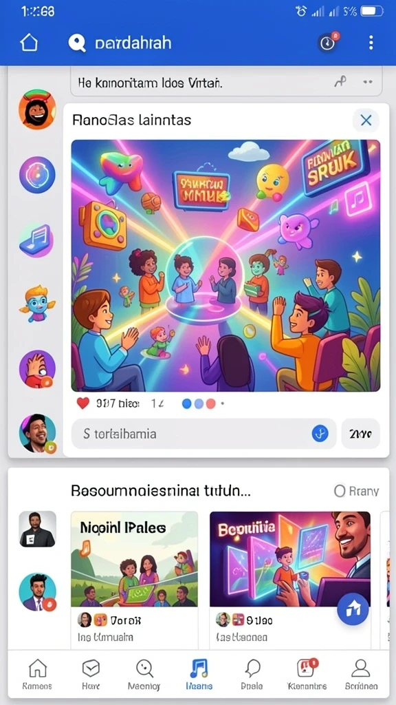 Tampilan antarmuka yang user-friendly.