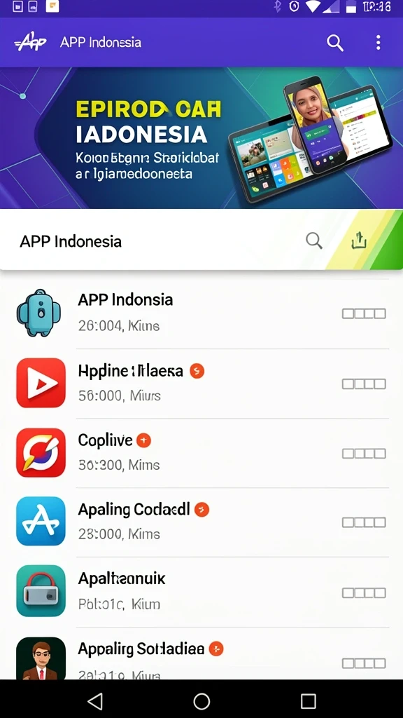 Menu permainan yang mudah dinavigasi.