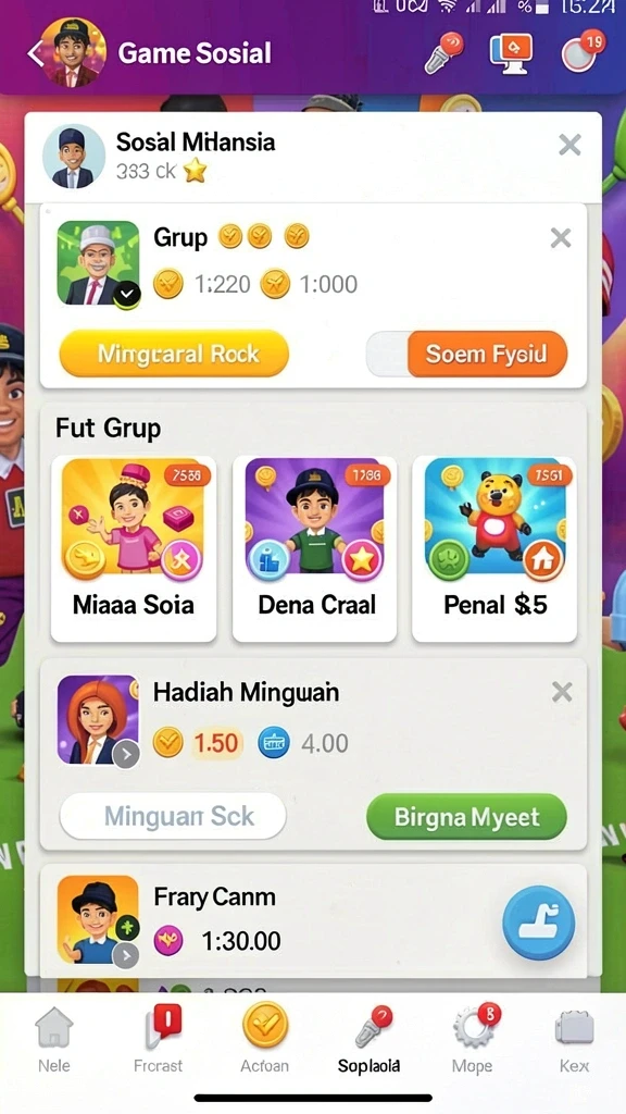Mode permainan yang seru dan menantang untuk semua level.