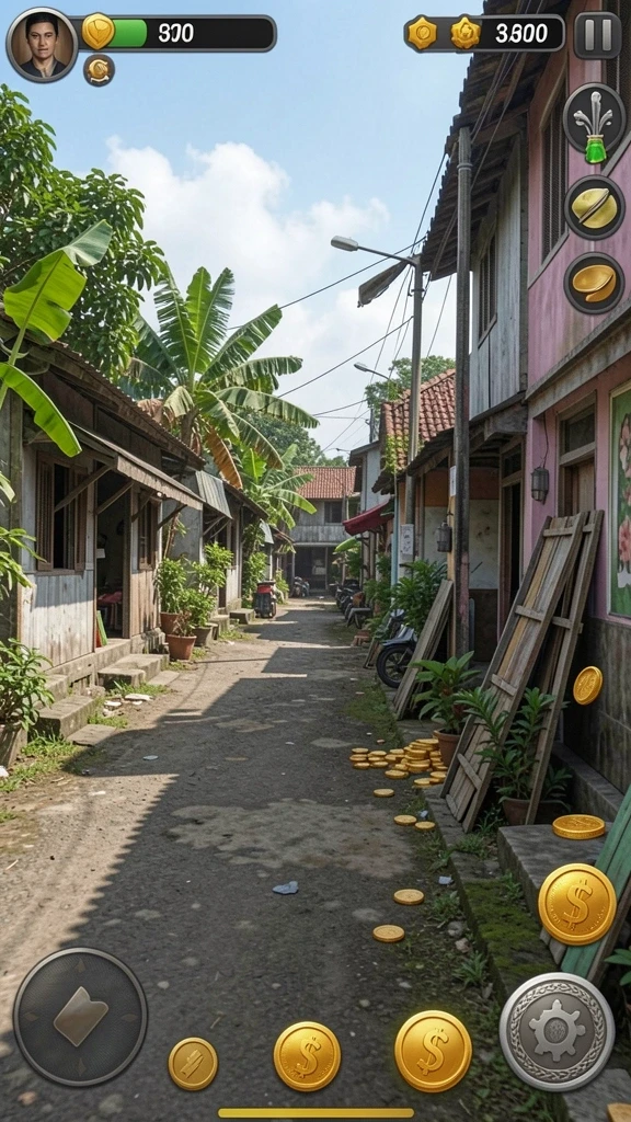 Tampilan karakter yang menarik dan beragam.