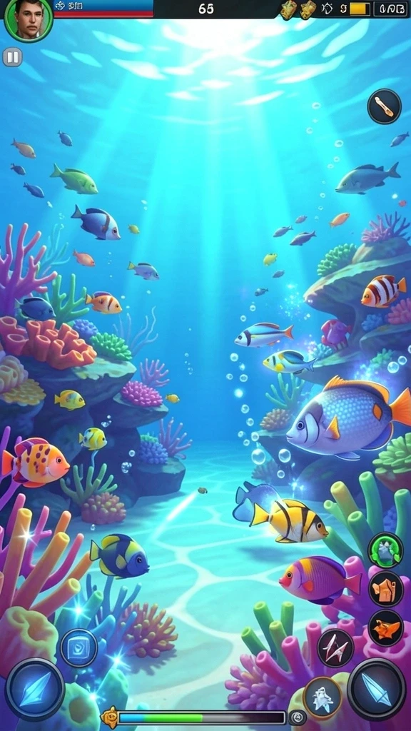 Screenshot 3 memperlihatkan fitur multiplayer dengan teman-teman.