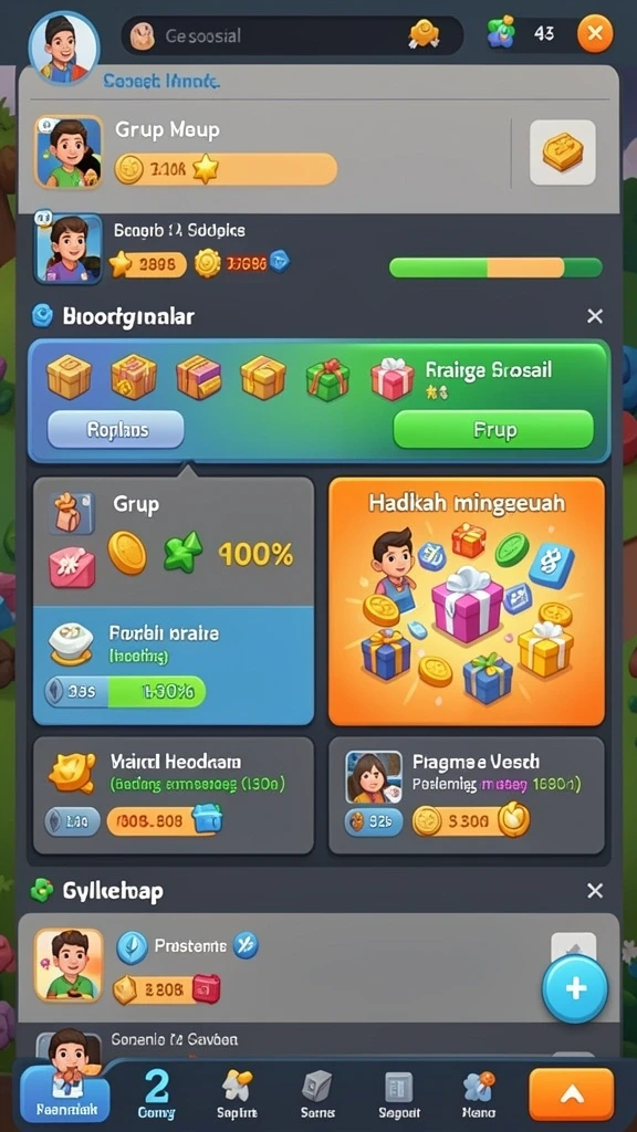 Mode permainan multiplayer yang seru dan kompetitif.