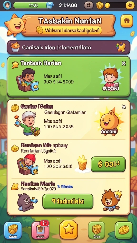 Karakter yang dapat disesuaikan dengan banyak pilihan unik.