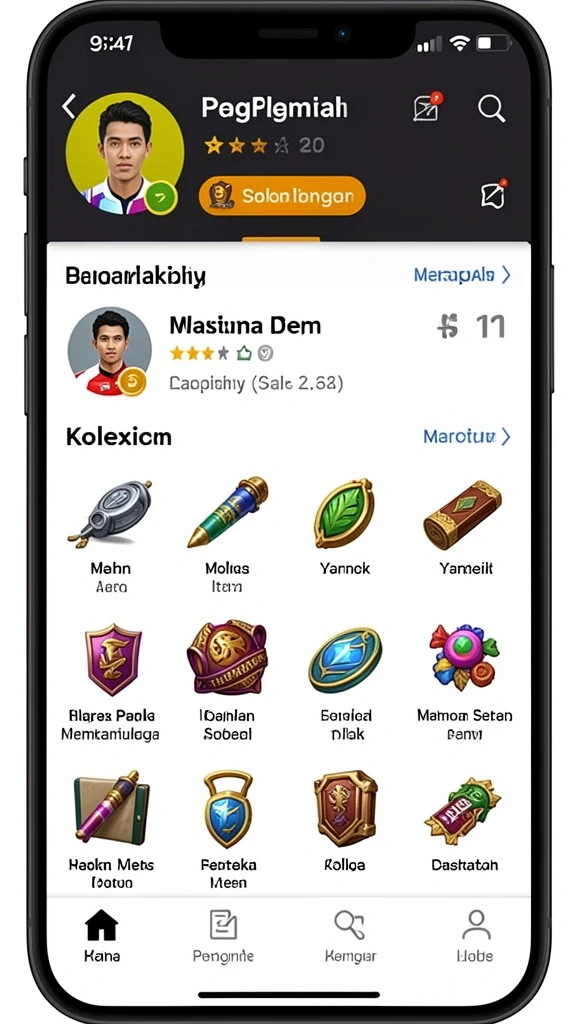 Tampilan awal HOKIGAME yang menarik dan user-friendly.