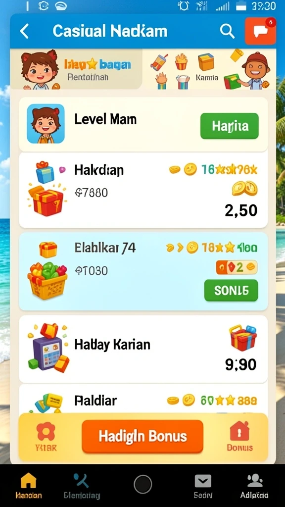 Tampilan antarmuka yang menarik dan mudah digunakan.