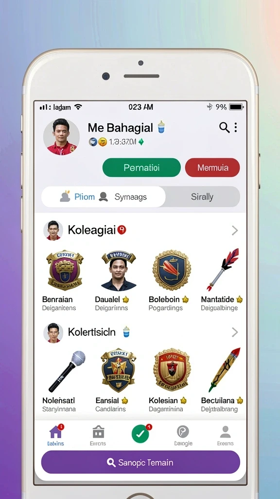 Tampilan utama aplikasi IDAMANTOTO yang menarik dan informatif.