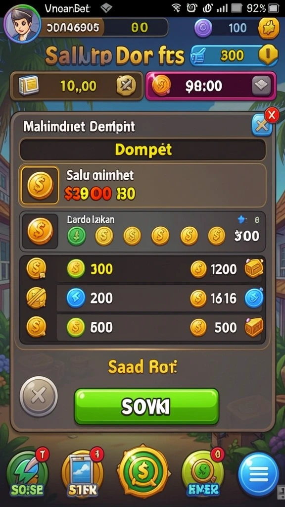 Detail jackpot yang menggiurkan untuk setiap permainan.
