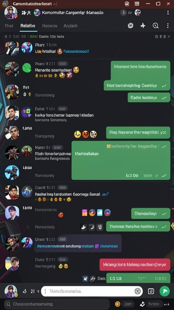 Momen aksi seru dalam permainan.