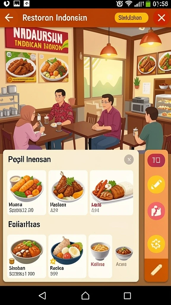 Tampilan antarmuka yang menarik dan mudah digunakan.