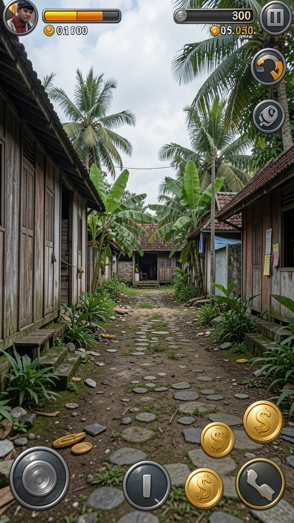 Tangkapan layar menampilkan karakter utama dalam aksi.