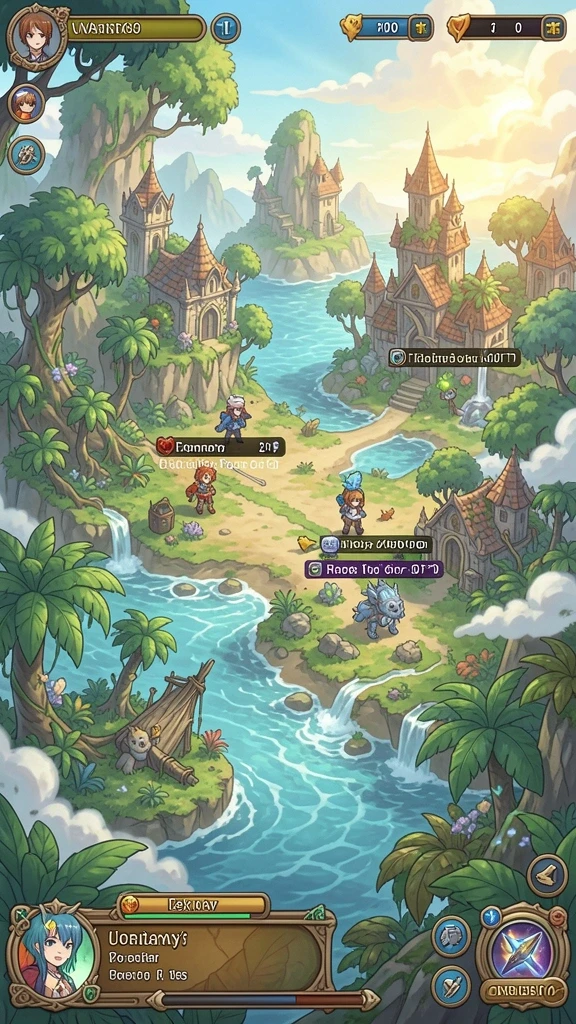 Tampilan awal game JPS888 dengan karakter menarik.