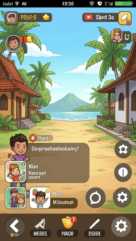 Screenshot menampilkan gameplay yang seru dan interaktif.