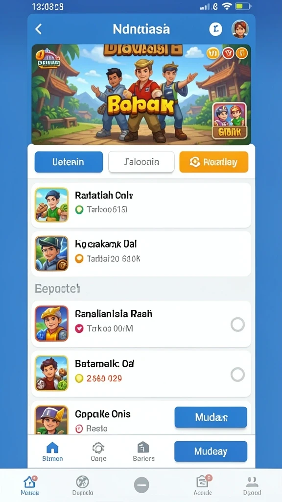 Fitur online untuk bermain bersama teman-teman.