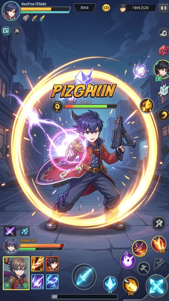 Screenshot fitur hadiah dan pencapaian dalam game.
