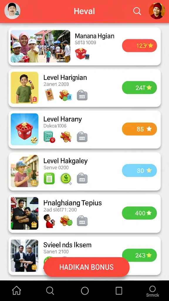 Fitur multiplayer yang memungkinkan bermain dengan teman.