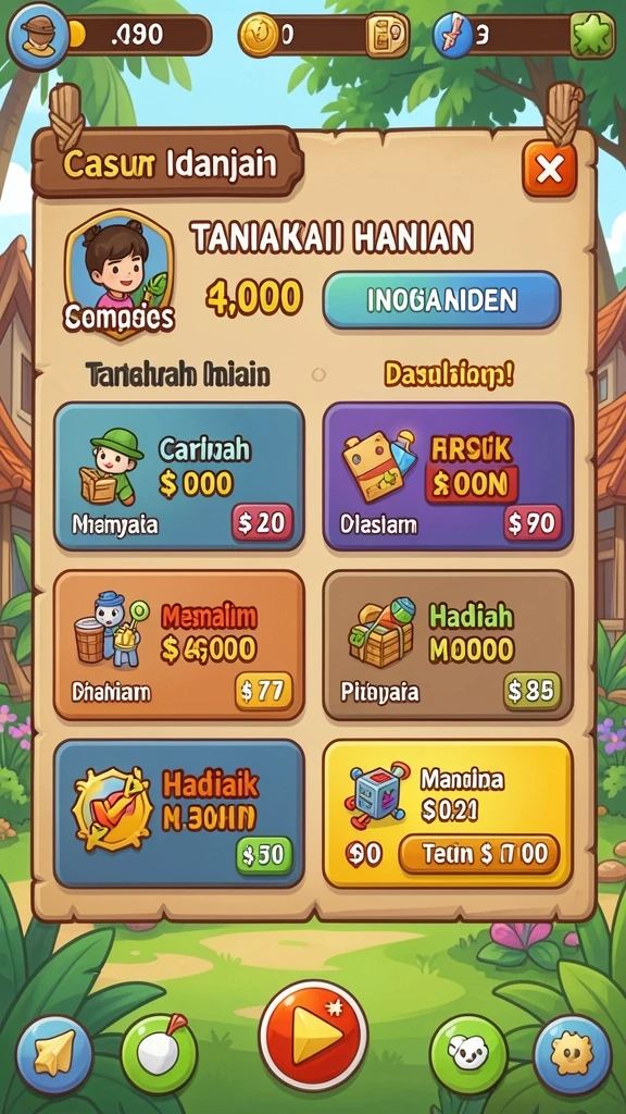 Tampilan slot yang menarik dan penuh warna.