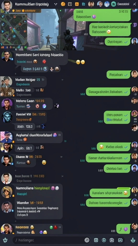 Tampilan antarmuka aplikasi yang sederhana dan user-friendly.