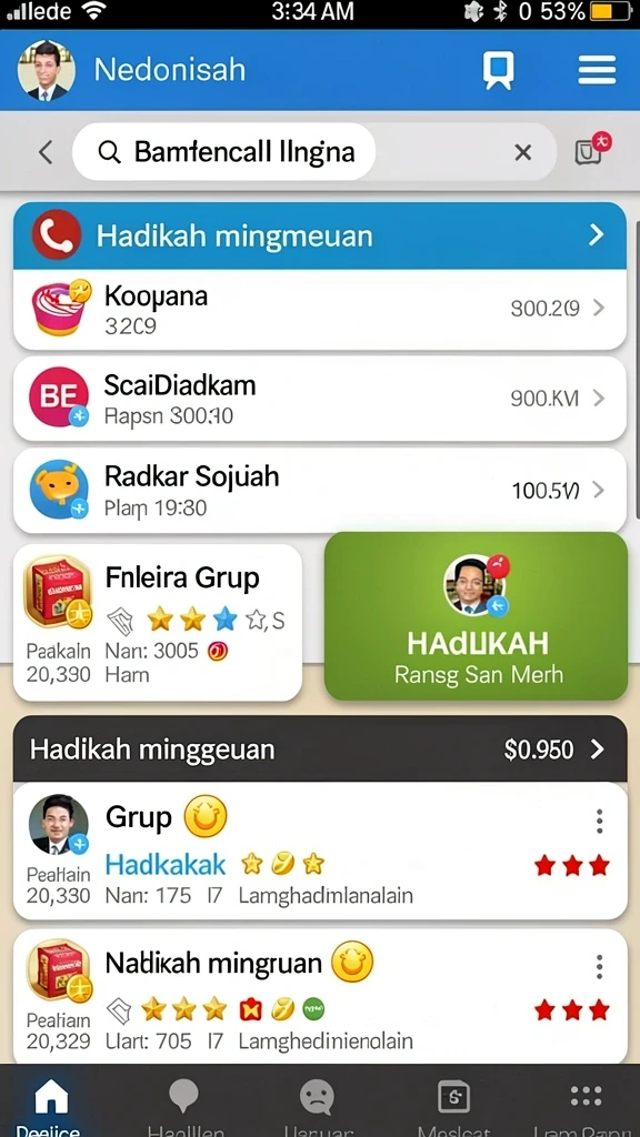 Tampilan karakter utama NAGAWIN saat memulai petualangan.