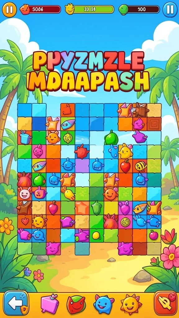 Screenshot dari karakter kucing yang menggemaskan.
