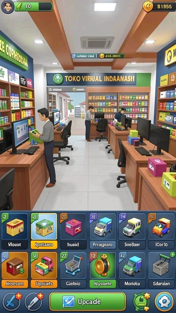 Tampilan antarmuka yang user-friendly dan menarik.