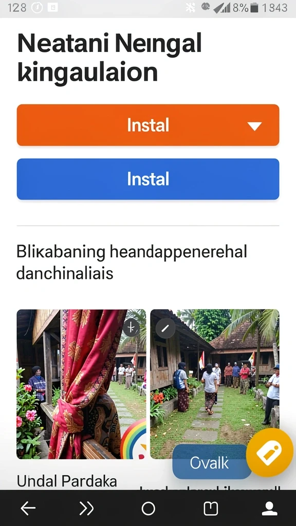 Tampilan antarmuka yang mudah dinavigasi.