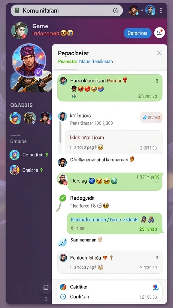 Tampilan antarmuka yang menarik dan user-friendly.