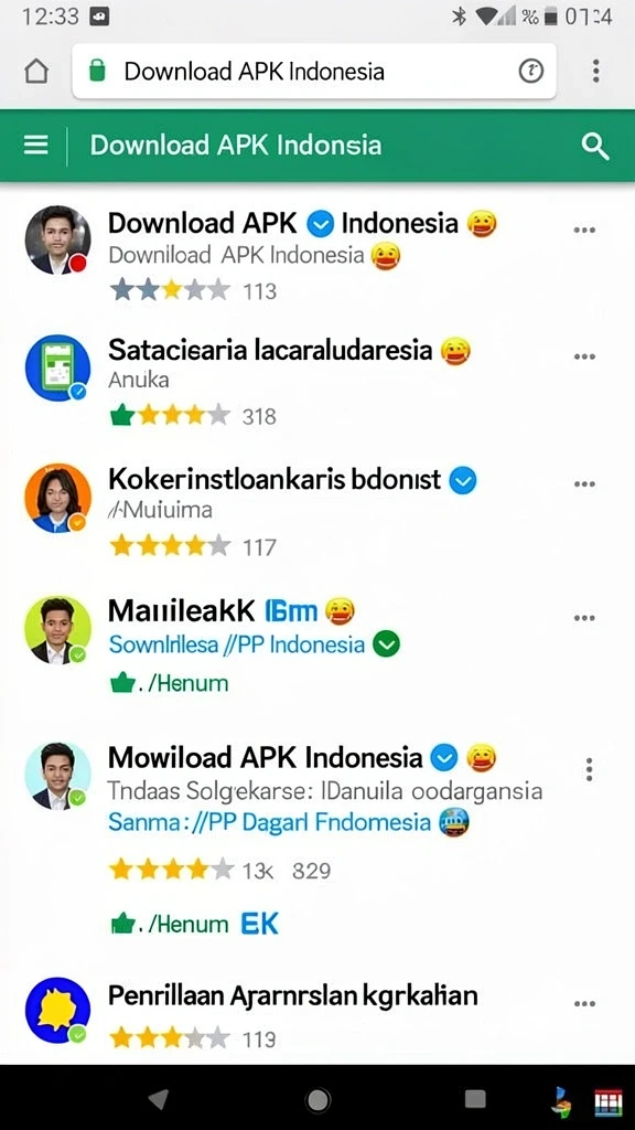 Tampilan awal yang menarik dengan karakter unik.