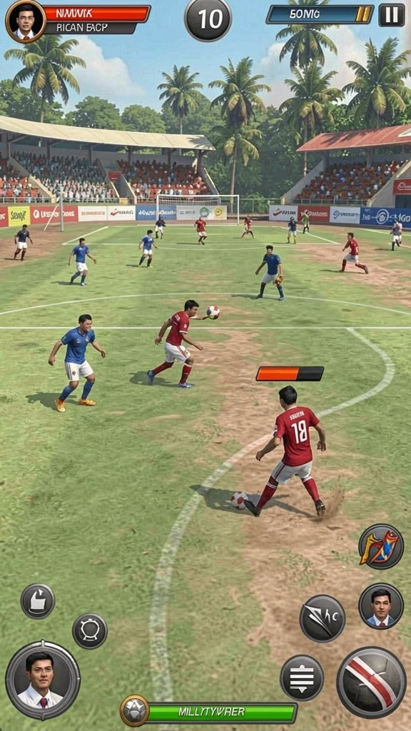 Gameplay yang menantang dan seru di setiap level.