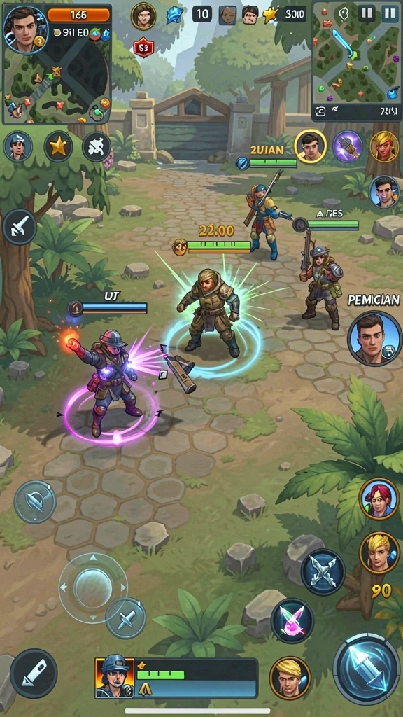 Menyenangkan untuk berinteraksi dengan teman dalam game.