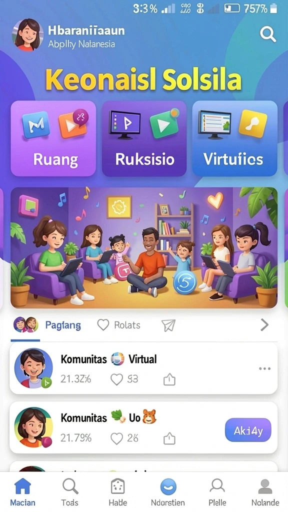 Antarmuka yang ramah pengguna dan mudah dinavigasi.