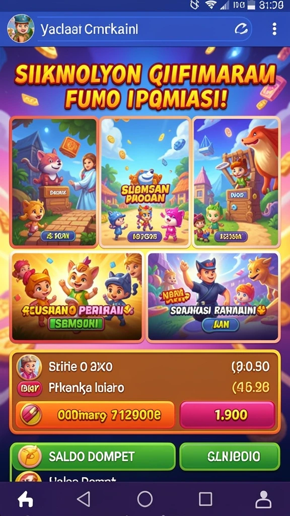 Grafis yang mengesankan dengan latar belakang yang detail.