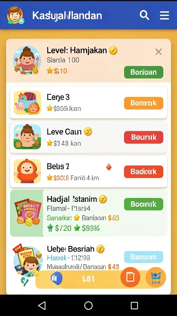 Momen epik saat melawan bos besar di level akhir.