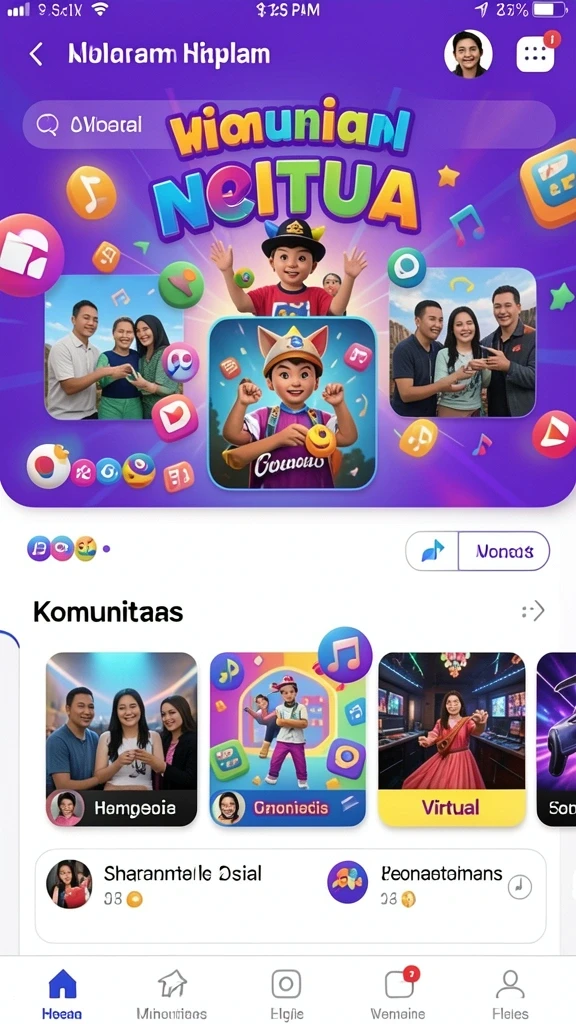 Tampilan antarmuka yang menarik dan mudah digunakan.
