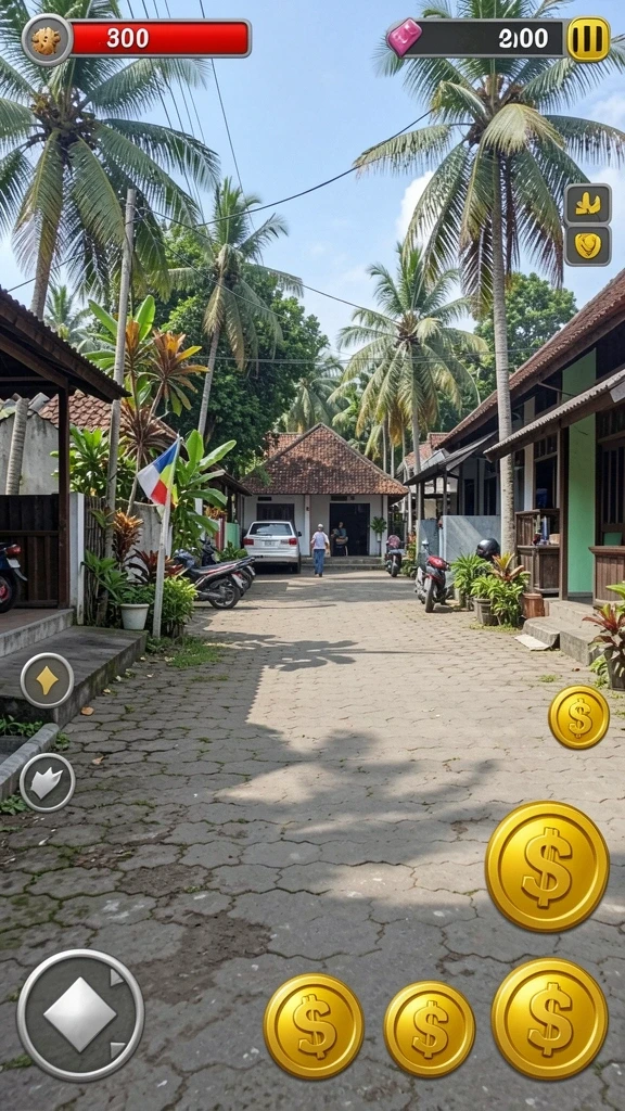 Visual yang menakjubkan dalam gameplay ZK3.